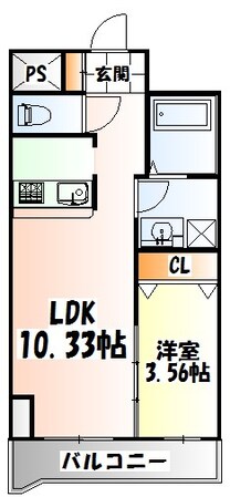 陸前原ノ町駅 徒歩8分 2階の物件間取画像